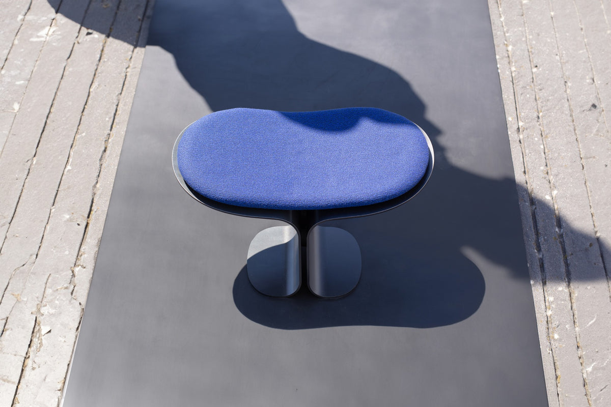 The seat on a mat in low sun